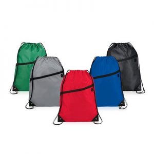 Zipper Drawstring Bag