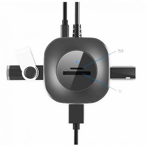 USB Hub, SD MicroSD reader